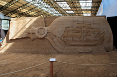 Sandskulpturen Travemünde 2022 - Reise um die Welt. Travemünde - © Stanislaw Nowodworski (Europa)
